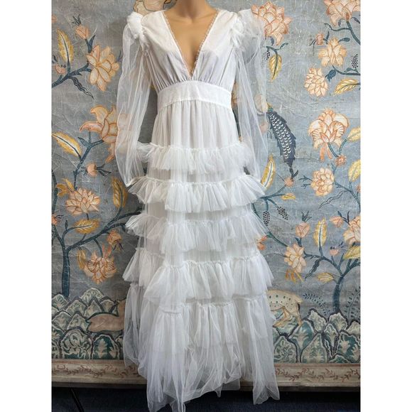 Free People LoveShackFancy Francoise Gown - Picture 9 of 12